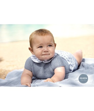 Conjunto Niño Braga Tela Rayada Juliana