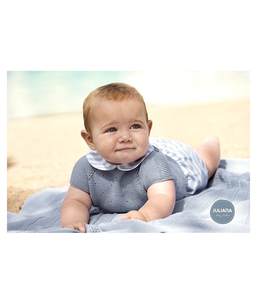 Conjunto Niño Braga Tela Rayada Juliana