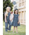 Vestido Niña tela Vaquera Cuello Juliana