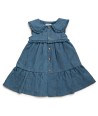Vestido Niña tela Vaquera Cuello Juliana