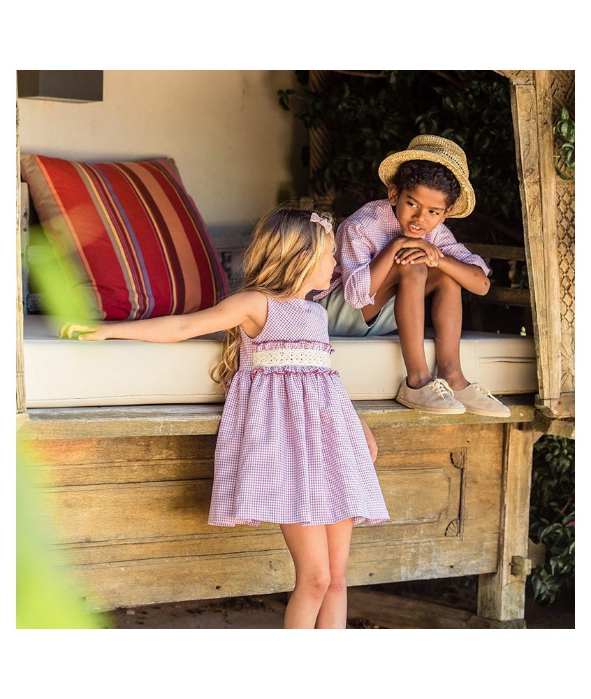 Vestido Infantil Niña Familia Merlin Yoedu